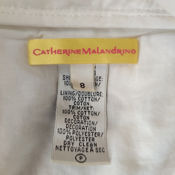 Catherine Malandrino White Cotton Dress - Picture 12 of 13